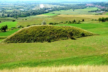 Celtic mezarları Sona Köyü, Brasov ilçe içinde Transilvanya Yaylası, Romanya,