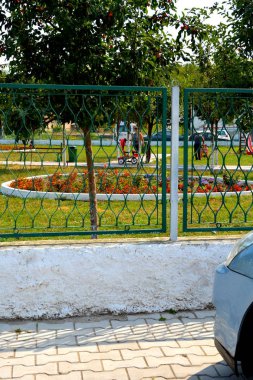 Tipik kırsal manzara ve köylü evlerde köyün Cata, Transilvanya, Romanya. Yerleşim 12. yüzyılda ortasında Sakson kolonistler tarafından kuruldu