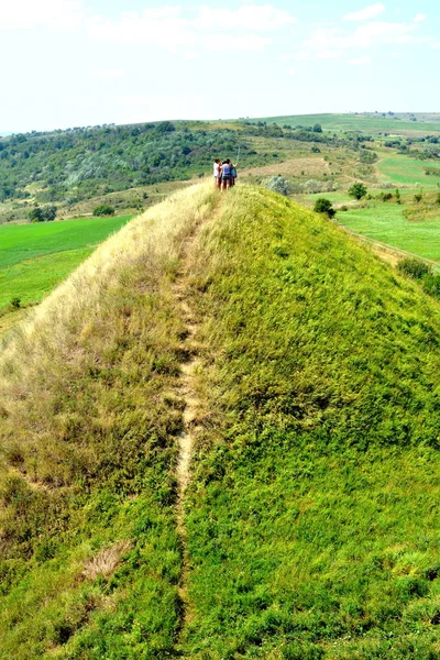 Keltské Hroby Transylvánské Plateau Rumunsko Obci Sona Brašov — Stock fotografie