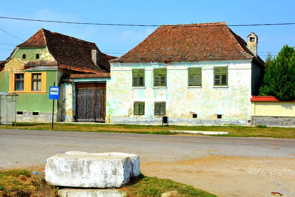 Eglise Évangélique Saxonne Médiévale Fortifiée Dans Village Mercheasa Transylvanie Roumanie — Photo