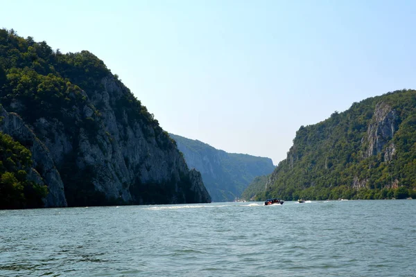 Iron Gates is a gorge on the Danube River, forming part of the boundary between Serbia and Romania