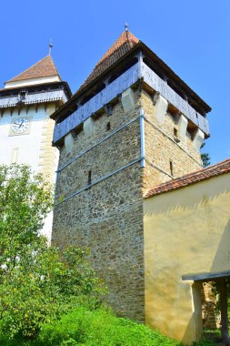 Müstahkem Ortaçağ Sakson evangelic Kilisesi de köyün Apold, Transilvanya, Romanya. Yerleşim 12. yüzyılda ortasında Sakson kolonistler tarafından kuruldu