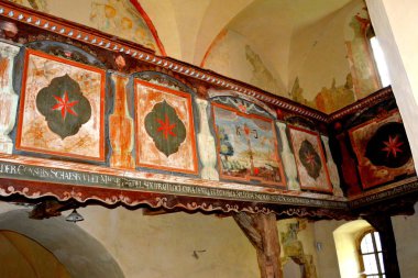 Müstahkem Ortaçağ Sakson evangelic kilise içinde köy Toarcla, Tartlau, Transilvanya, Romanya. Yerleşim 12. yüzyılda ortasında Sakson kolonistler tarafından kuruldu