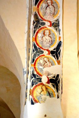 Müstahkem Ortaçağ Sakson evangelic kilise içinde köy Toarcla, Tartlau, Transilvanya, Romanya. Yerleşim 12. yüzyılda ortasında Sakson kolonistler tarafından kuruldu