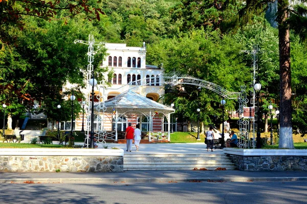 Safra Herculane Caras Severin County Cerna Nehri Vadisinde Yer Alan — Stok fotoğraf