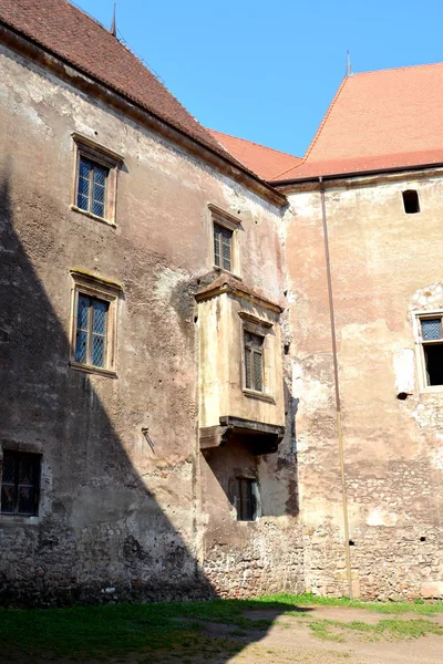 Corvins Slott Eller Hunyadi Castle Hunedoara Residens För Den Rumänska — Stockfoto