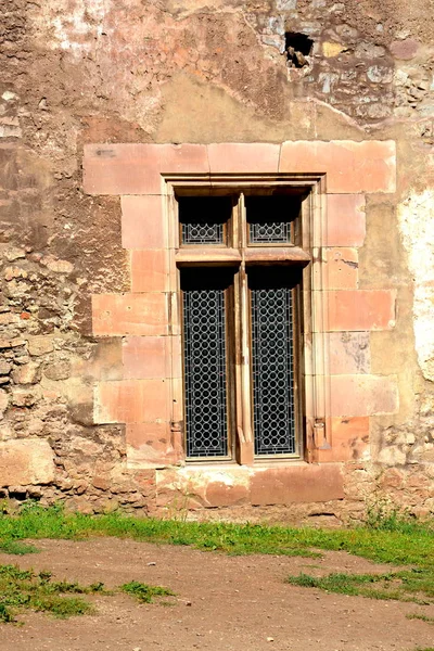 Pencere Corvin Kale Veya Hunedoara Transilvanya Hunedoara Iancu Romanya Kralı — Stok fotoğraf