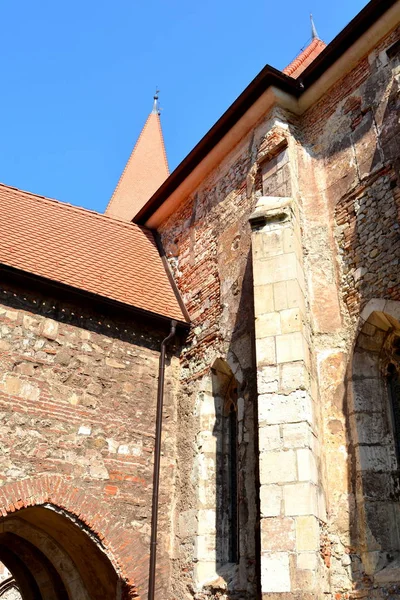 Corvins Slott Eller Hunyadi Castle Hunedoara Residens För Den Rumänska — Stockfoto