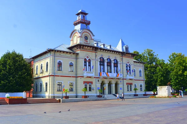 Typická Městská Krajina Městě Targu Jiu Whre Nachází Sochařském Souboru — Stock fotografie