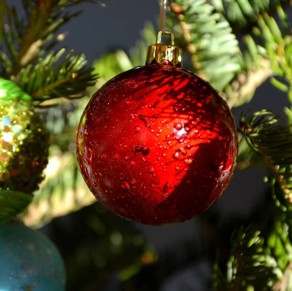 Christmas Tree Ornament Christmas Annual Festival Commemorating Birth Jesus Christ — Stock Photo, Image