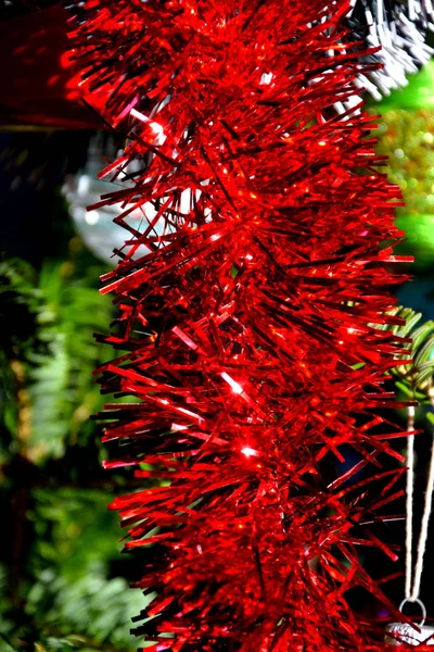 Enfeite Árvore Natal Natal Festival Anual Que Comemora Nascimento Jesus — Fotografia de Stock