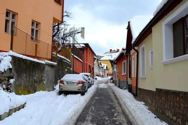 Tipico Paesaggio Urbano Della Città Brasov Una Città Situata Transilvania — Foto Stock