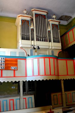 Müstahkem Ortaçağ Sakson evangelic kilise içinde köy Toarcla, Tartlau, Transilvanya, Romanya. Yerleşim 12. yüzyılda ortasında Sakson kolonistler tarafından kuruldu