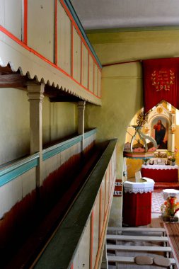 Müstahkem Ortaçağ Sakson evangelic kilise içinde köy Toarcla, Tartlau, Transilvanya, Romanya. Yerleşim 12. yüzyılda ortasında Sakson kolonistler tarafından kuruldu