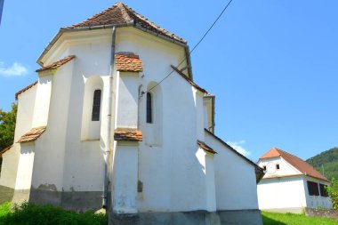 Müstahkem Ortaçağ Sakson kilisede Roandola, bir komün Sibiu County, Transilvanya, Romanya. Yerleşim 12. yüzyılda ortasında Sakson kolonistler tarafından kuruldu