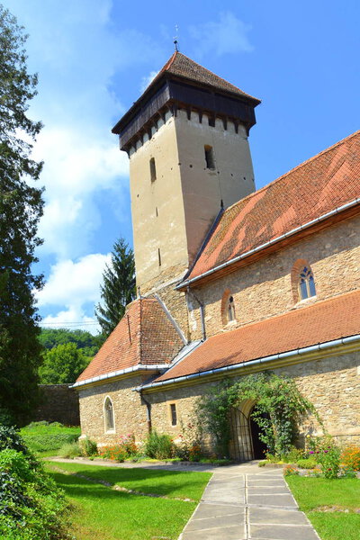 Fortified medieval church in the village Malancrav, Romania, Here are some of the most significant Gothic murals in Transylvania