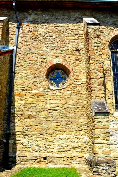 Iglesia Medieval Fortificada Pueblo Malancrav Rumania Aquí Están Algunos Los —  Fotos de Stock