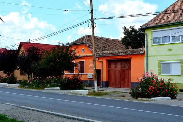 Paysage Rural Typique Maisons Campagne Dans Vrd Wierd Viert Village — Photo