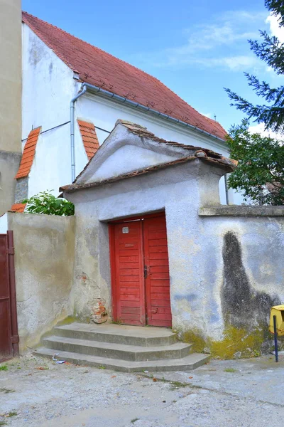 Paisaje Rural Típico Casas Campesinas Vrd Wierd Viert Pueblo Saxon — Foto de Stock