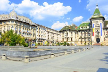 Köy Craiova, Romanya'nın 6 büyük şehri ve başkenti Dolj ilçe merkezi Oltenia Jiu nehrin Doğu Kıyısı yakınında yer alan, tipik kentsel peyzaj.