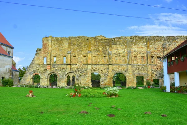 Ruines Abbaye Cistercienne Médiévale Transylvanie Monastère Cra Est Ancien Monastère — Photo