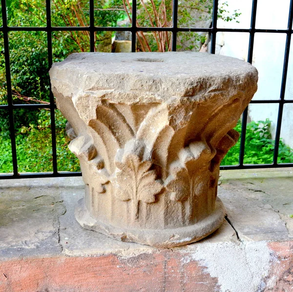 Orgel Bänke Statuen Der Kirche Des Mittelalterlichen Klosters Von Carta — Stockfoto