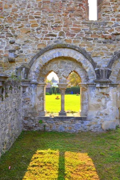 Ruins Medieval Cistercian Abbey Transylvania Cra Monastery Former Cistercian Benedictine — Stock Photo, Image