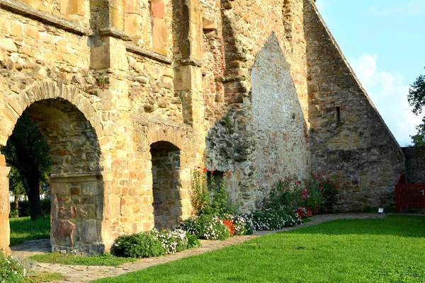 Ruinerna Medeltida Cisterciensorden Abbey Transsylvanien Cra Kloster Ett Tidigare Cistercienserkloster — Stockfoto