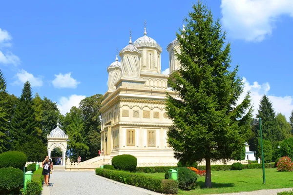 Curtea Arge Yüzyılın Katedral Curtea Arge Romanya Romanya Ortodoks Katedrali — Stok fotoğraf