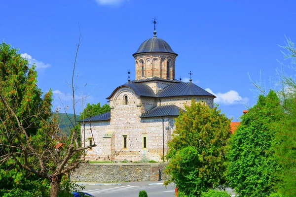 Typická Městská Krajina Městě Curtea Arge Kde Sídlí Pozemcích Kláštera — Stock fotografie