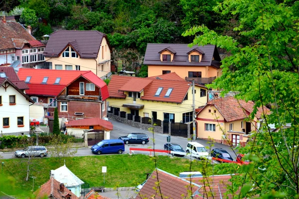 Typische Stadtlandschaft Der Stadt Brasov Einer Stadt Transsilvanien Rumänien Zentrum — Stockfoto