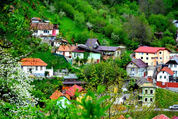 Typická Městská Krajina Města Brasov Město Ležící Rumunsku Centru Země — Stock fotografie