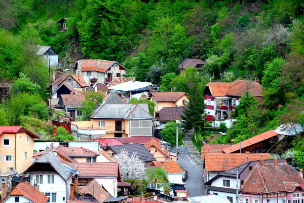 Typická Městská Krajina Města Brasov Město Ležící Rumunsku Centru Země — Stock fotografie