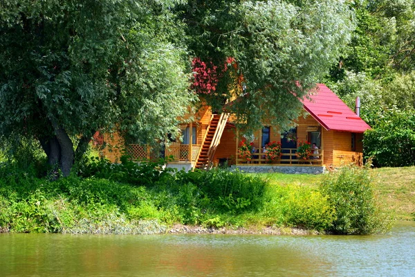Типичный Сельский Пейзаж Крестьянские Дома Деревне Айта Трансильвания Румыния — стоковое фото