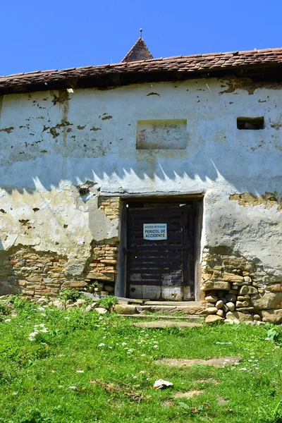 Paysage Rural Typique Maisons Paysannes Dans Village Roades Radeln Transylvanie — Photo