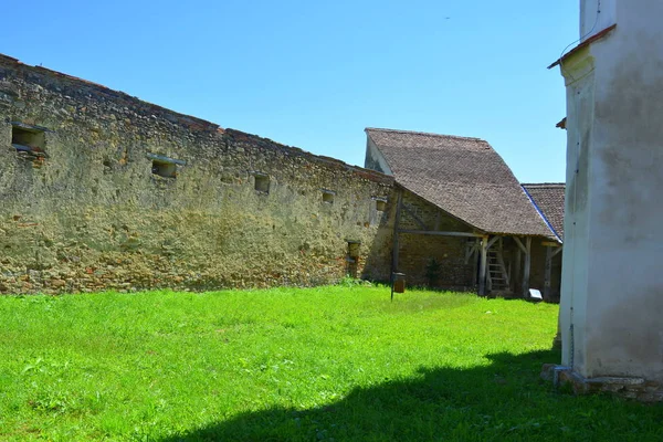 Typická Venkovská Krajina Rolnické Domy Vesnici Cloaterf Klosderf Klosdorf Nickelsdorf — Stock fotografie