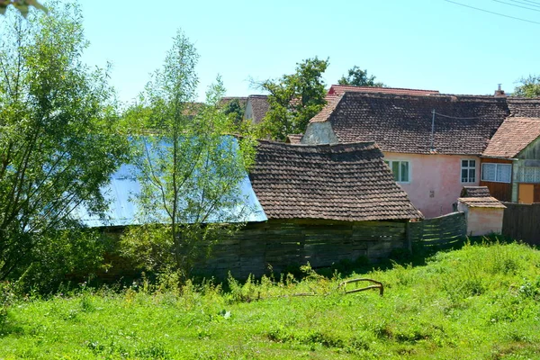 Typical Rural Landscape Peasant Houses Village Cloaterf Klosderf Klosdorf Nickelsdorf — Stock Photo, Image
