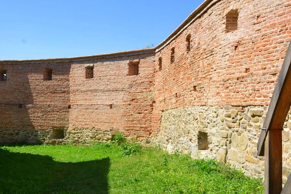 Eglise Évangélique Saxonne Médiévale Fortifiée Dans Village Alma Vii Almen — Photo