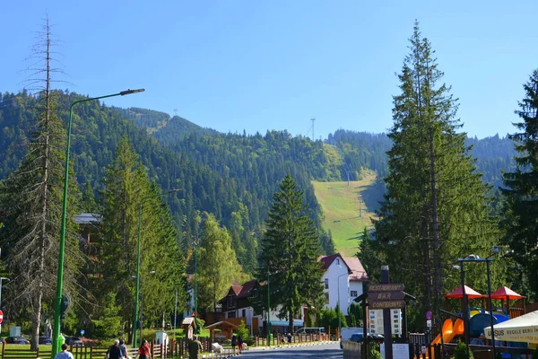Route Vers Hiver Station Thermale Poiana Brasov Brasov Une Ville — Photo