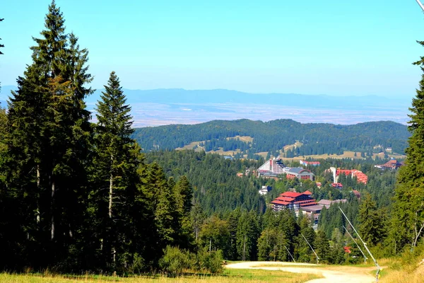 Route Vers Hiver Station Thermale Poiana Brasov Brasov Une Ville — Photo