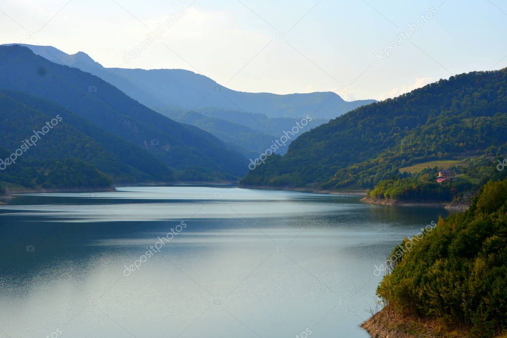 Lake and dam Siriu, Buzau    Nehoiu