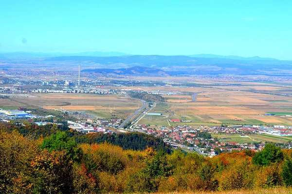 Typisch Landschap Bossen Van Transsylvanië Roemenië Groene Landschap Het Midden — Stockfoto