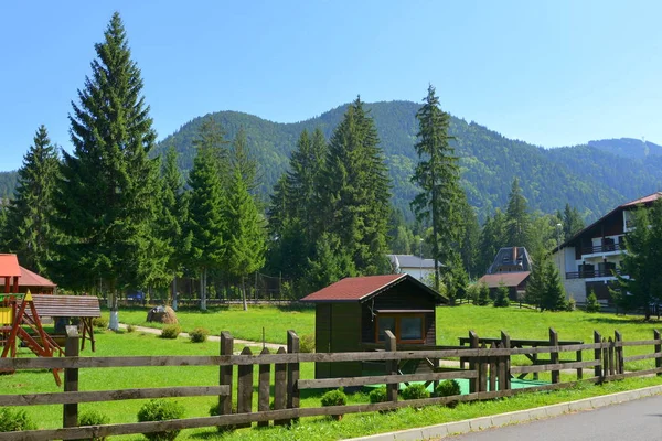 Winter Touristic Station Poiana Brasov Brasov Town Situated Transylvania Romania — Stock Photo, Image