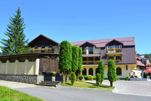 Romanya Nın Başkenti Transilvanya Yer Alan Brasov Uzaklıktaki Kış Turizm — Stok fotoğraf