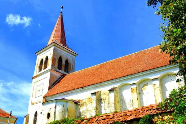 Typická Venkovská Krajina Selské Domy Beia Transylvánie Rumunsko Osada Byla — Stock fotografie