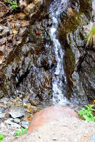 Ποταμός Στη Φερέστρα Sambetei Fagaras Καρπάθιο Όρος Τυπικό Τοπίο Στα — Φωτογραφία Αρχείου