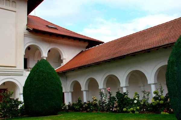 Klooster Sambata Een Roemeens Orthodox Klooster Smbta Sus Provincie Braov — Stockfoto