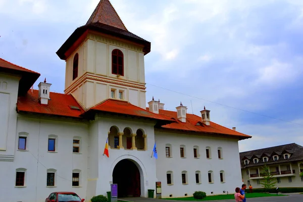 Monastère Sambata Monastère Orthodoxe Roumain Smbta Sus Dans Comté Braov — Photo