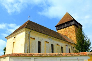 Romanya 'nın Barcut, Transilvanya kentindeki tipik kırsal alan ve köylü evleri. Yerleşim yeri Sakson koloniciler tarafından 12. yüzyılın ortalarında kuruldu.