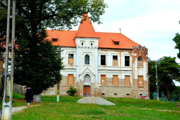 Eglise Évangélique Saxonne Médiévale Fortifiée Dans Village Iacobeni Transylvanie Roumanie — Photo